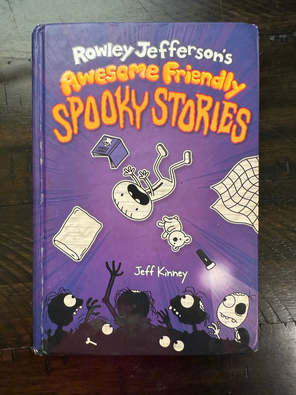 Rowley Jefferson Purple Halloween Party Banner by Jeff Kinney Kids Book